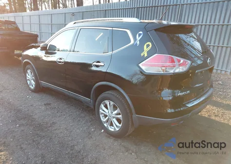 2015 Nissan Rogue Sv из США, поврежденный, VIN KNMAT2MV4FP587994